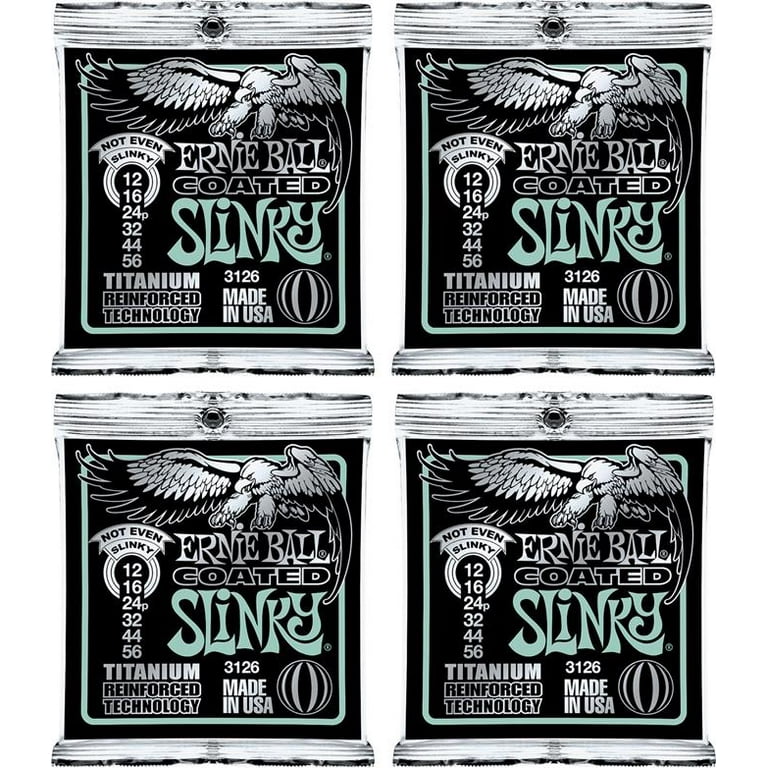 Ernie Ball Coated Not Even Slinky Electric Guitar Strings, Lot of