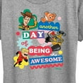 thumbnail image 3 of Disney - Another Day Of Being Awesome - Women's Short Sleeve Graphic T-Shirt, 3 of 5