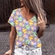 thumbnail image 4 of Qarigey Camiseta novedosa de poliéster para niñas, camisetas de manga larga frescas y dulces, cómodas y ligeras, para mujeres Prendas para la parte del cuerpo púrpura S, 4 of 6