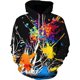 thumbnail image 1 of WILLBEST Sudaderas para Hombre, Sudaderas con Capucha con Estampado Gráfico 3D A La Moda para Hombre, Sudaderas con Capucha y Bolsillo XXGrande, 1 of 2
