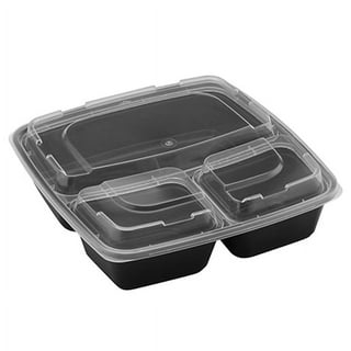 STONE & CLAY Food Storage Containers Set - Glass Meal Prep Lunch Boxes with  Bamboo Lids - Reusable, Microwavable, and Dishwasher Safe - 3 Round  Containers - Small (21oz), Medium (32oz), Large (59oz) 