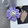 thumbnail image 5 of Handmade Fabric Flower Brooch Pin for Women's Dress, Bridal Corsage Jewelry Wedding Party Prom Accessory 26s, 5 of 5