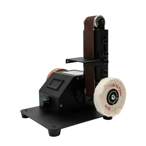 Dwellnix Durable and Efficient Belt Sander with Digital Display, Adjustable Sanding Arm, Powerful Motor, and Versatile Functionality for Sanding and Drilling