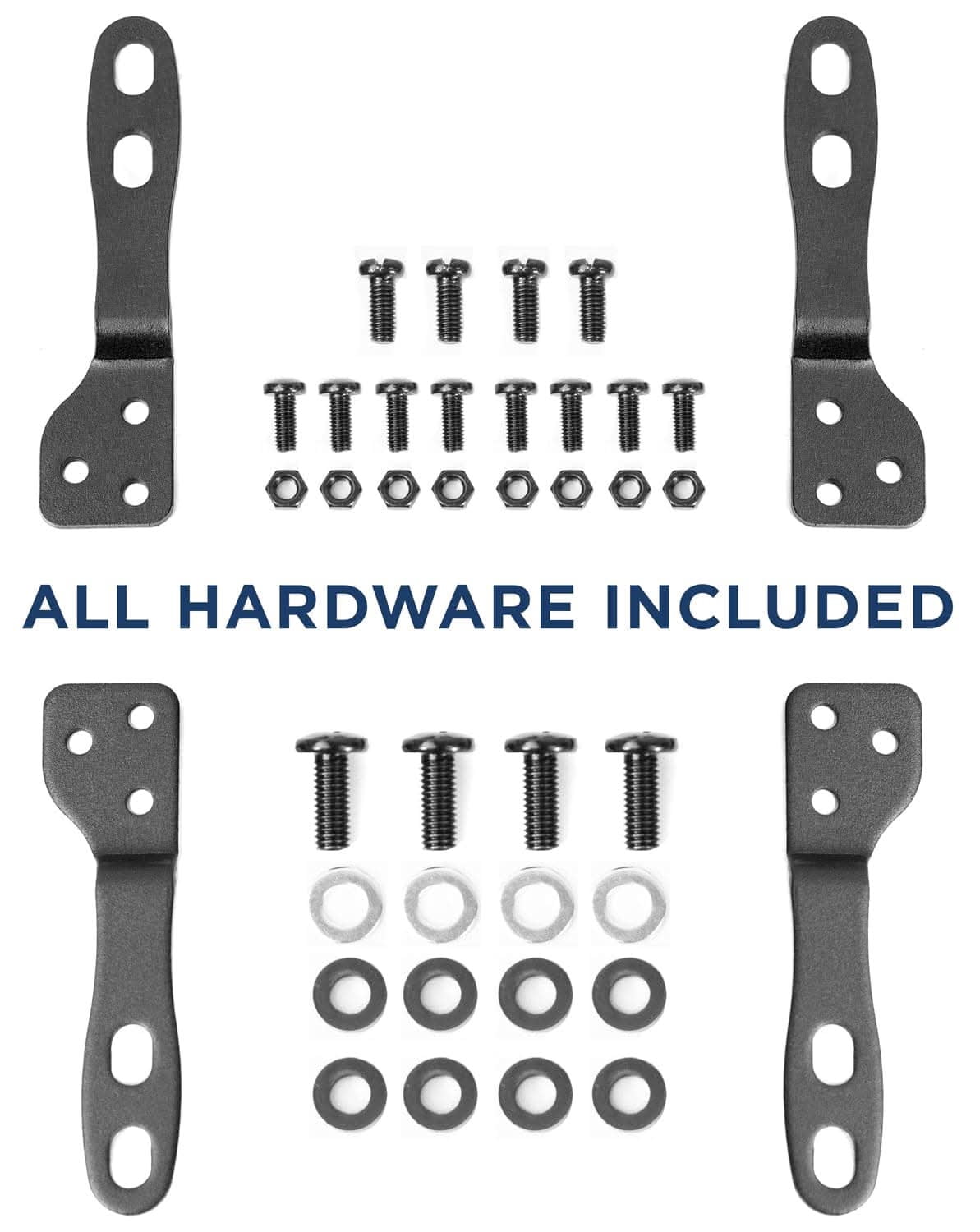 Mount-It! VESA Mount Adapter Kit, TV Wall Mount Bracket Adapter Converts 75x75 and 100x100 mm Patterns to 200x100 and 200x200 mm, Fits Most 23 inch to 42 inch TV's and Monitors, Hardware Included