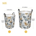 thumbnail image 3 of Daiia Winter Forest Animals Round Laundry Basket with Handles Thickened Waterproof Circular hamper,Dirty Clothes Storage Basket for Bedroom,Bathroom,College Dorm-Medium, 3 of 6