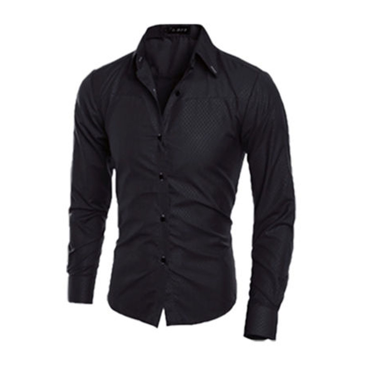 mens casual white shirt slim fit