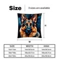 thumbnail image 5 of Shepherd Dog Velvet Pillow Covers Set of 2 with Unique Patterns for Decorative Pillows - 16x16, 18x18, 20x20 Inches for Various Occasions, 5 of 6
