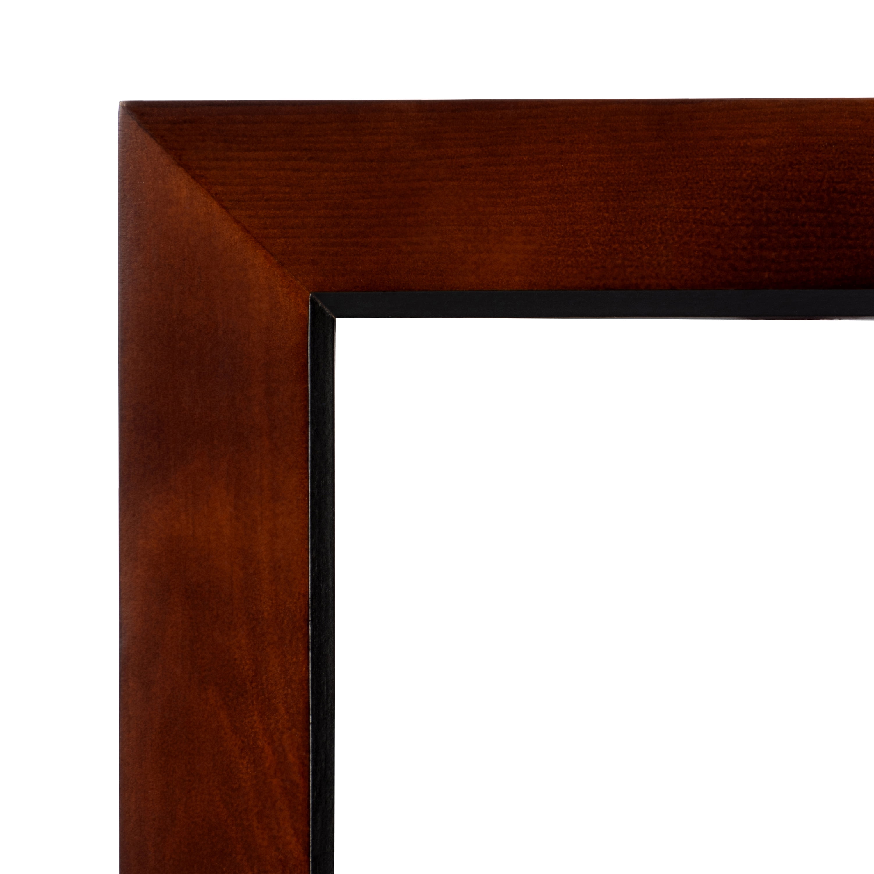 Prinz Dakota Dark Walnut Wood Tabletop Picture Frames, Pack of 2, Holds 4x6 Photos