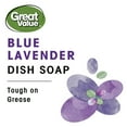 Great Value Liquid Dish Soap, Lavender Scent, 18 Fluid Ounce, 4 Count