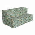 thumbnail image 1 of Woodsy Foldable Mattress, Friendly Woodland Elements, 78.7" x 47.2", Multicolor, by Ambesonne, 1 of 6