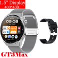 thumbnail image 1 of Xiaomi-reloj inteligente Huawei GT3 MAX para hombre, accesorio de pulsera resistente al agua IP68 con llamadas, Bluetooth y control de la presión sanguínea, compatible con Android, 2023 xuanjing unisex, 1 of 2