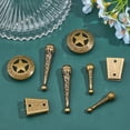 thumbnail image 5 of 12Pcs 4Styles DIY Bolo Tie Jewelry Making Finding Kit Including Iron Bolo Tie Slide Clasp Zinc Alloy Slide Clasp Cord Ends for Bolo Tie Making Antique Bronze, 5 of 9