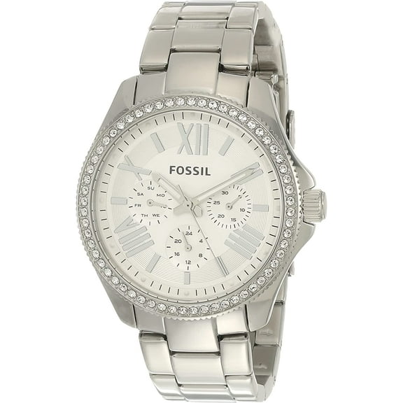 Fossil Women's AM4481 Cecile Multifunction Stainless Steel Watch - Silver-Tone