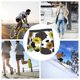 thumbnail image 4 of Balery Black Cow Print With Sunflowers Country Calzoncillos bóxer para hombre, ropa interior de algodón suave y transpirable con cinturilla de nailon-XX-Large, 4 of 5