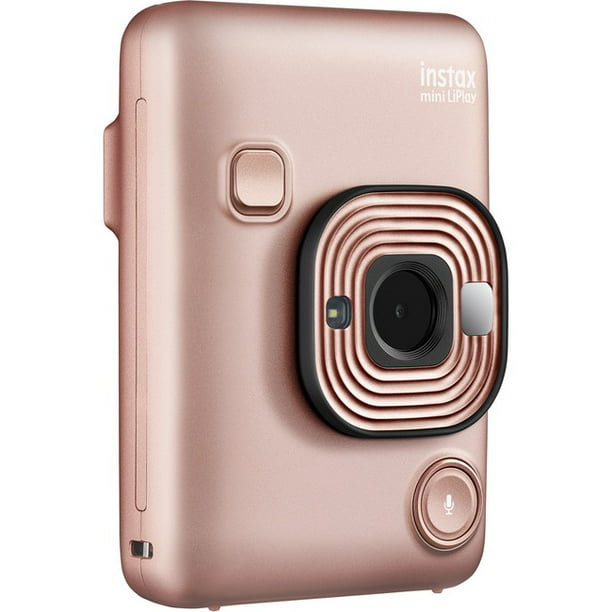 Instax Mini Hybrid LiPlay Camera, Blush Gold