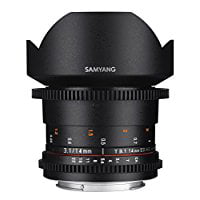 Samyang SYDS14M-N VDSLR II 14mm T3.1 Wide-Angle Cine Lens for Nikon (FX)