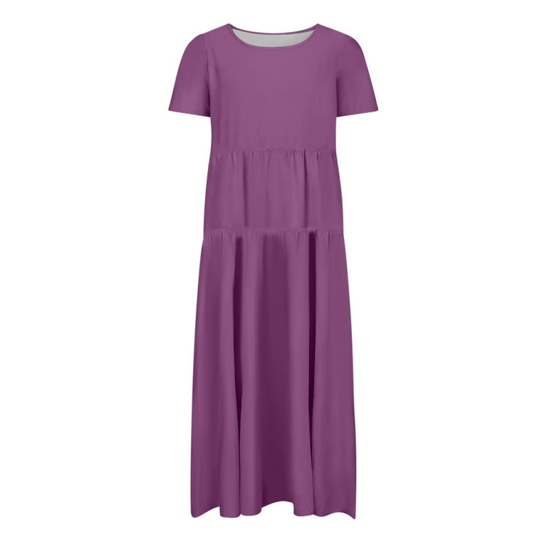 open lace back dress Purple Checked Blouse