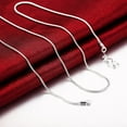 thumbnail image 5 of Shop Clearance! Sterling Silver Snake Chain Necklace Round Flexible Italian Snake Chain Necklace 20in, 5 of 5