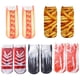 thumbnail image 1 of Calcetines de corte bajo novedosos, 5 pares de calcetines tobilleros con estampado en D para mujer, calcetines finos para correr, confiabilidad excepcional, 1 of 9