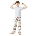 thumbnail image 2 of FORMRS Boys Pajama Pants with Pockets Size 6-8Y Kids Lounge Sleep Bottoms, Christmas Gift Train, 2 of 8
