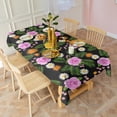thumbnail image 3 of Pioneer Flower Floral Print Pattern Rectangle Tablecloth 60"x120", Waterproof Polyester Table Cloth, Wipeable Spillproof for Dining Camping Indoor Outdoor, 3 of 6