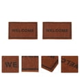 thumbnail image 3 of 2Pcs Mini Tapis Modèle Maison Créative Tapis Décoratif Scène Mise en Page Prop Brun, 3 of 7