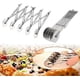 thumbnail image 3 of 5 Wheels Dough Cutter, Stainless Steel Pastry Cutter, Adjustable Cake Divider Pizza Slicer, 3 of 3