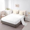thumbnail image 5 of Castle Fairy Orange Ribbon Bow Bedding Comforter Set,Polka Dots King Bedding Sets, 5 of 8