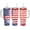 Fireworks US Flag, variant on Truck Driver Gifts Vacuum Insulated Tumbler 40 oz (1200 ml) for Men Women, Car Coffee Cup Mug with Handle Straw for Driver Birthday Gift (Print in USA)