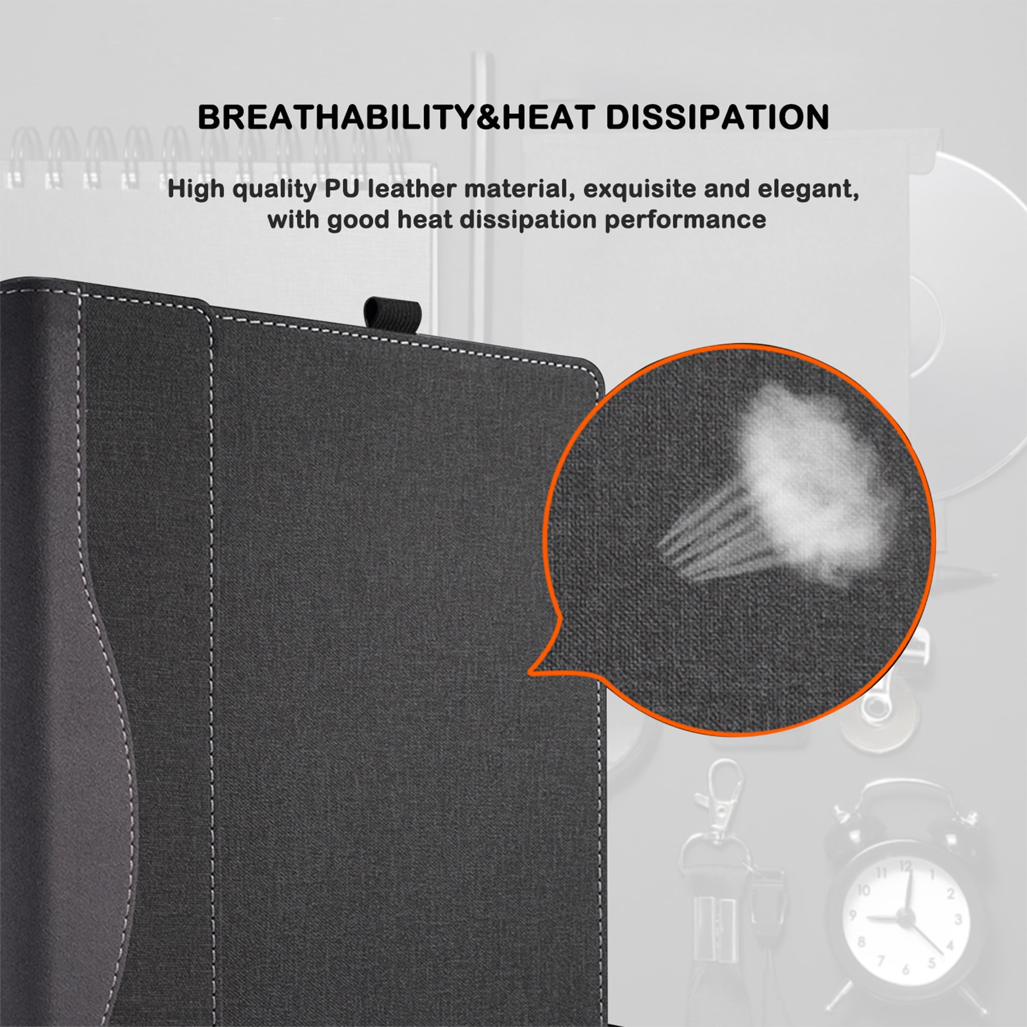 Laptop Case Cover for Lenovo IdeaPad Slim 5 13ARP10 (13.3 inch Gen10) Notebook PC Sleeve,Detachable PU leather Protective shell Bag Accessories