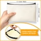 thumbnail image 2 of Bolsas de maquillaje de lona con cierre, paquete de 80 bolsas para lápices, color blanco, 2 of 6