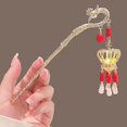 thumbnail image 1 of Horquilla de borla hueca para lámpara de palacio luminoso, palillos, accesorios Hanfu, horquilla de metal para tocado, 1 of 4