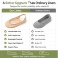thumbnail image 5 of Women's Ice Silk No Show Ultra, Ultra Thin Ice Silk & Non Slip Stay-Put Comfort, for Sneakers Flats Loafers Everyday Wear, 5 of 7