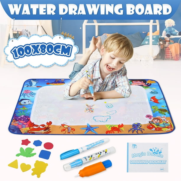 Drawing Mat Painting Large Magic Water Mat Suitable For 2 Years Boys Girls For Old Children Creative Educational Toys Gifts Painting Water Magic Mat 40 X 30 Inches Toddler Toys Walmart Com Walmart Com