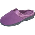 thumbnail image 2 of Roxoni Women's Comfort Slip On Memory Foam French Terry Lining Indoor Outdoor Purple 10.5/11, 2 of 5