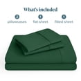 thumbnail image 5 of Bare Home 22" Extra Deep Pocket Sheet Set - Premium 1800 Collection - Ultra-Soft - King, Forest Green, 5 of 8