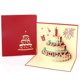 thumbnail image 3 of Tarjeta postal de feliz cumpleaños Vintage cortada con láser, tarjetas de regalo de felicitación, 3D papel en blanco, invitaciones emergentes hechas a mano, personalizadas con sobre, 3 of 4