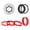 21T, variant on ANXPTIME Single Speed Stainless Steels Cog Bike Freewheels High Strength Steel Single Speed Cog Bicycles Sprocket Freewheels