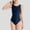 Dark Blue, variant on Swimsuit for Girl One-Piece Bathing Suits Kids Sport Summer Beach Swimwear Size 6-16, Black
