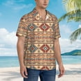 thumbnail image 5 of Haiem Traditional Tribal Aztec Printed Hawaiian Shirt for Men - Men’s Casual Beach Summer Shirts - Stretch Fabric with Modern Fit-XX-Large, 5 of 9