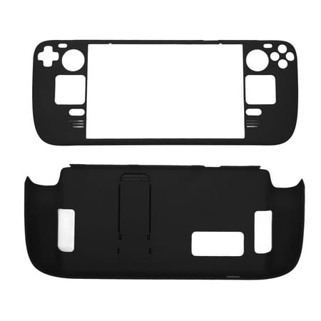 Kickstand Case for Steam Deck Hands Free Full Protection Fingerprint Proof Protective Case for Steam Deck Black