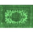 thumbnail image 1 of Ahgly Company Indoor Rectangle Oriental Emerald Green Industrial Area Rugs, 6' x 9', 1 of 4