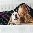 thumbnail image 2 of LHSHID Granddaughter Flannel Throw Blanket Lightweight Ultra Soft Fleece Perfect for Birthday Graduation Christmas Gifts 30"x40", 2 of 7