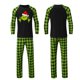 thumbnail image 3 of Conjunto de pijama familiar de 2 piezas con cuello redondo y traje estampado de dinosaurios (Hombre Verde XXXL) Kuymtek Verde Hombre T 3EG, 3 of 7