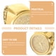 thumbnail image 3 of Reloj Anillos Personalidad femenina simple brillo anillo reloj regalos para hombres mujeres, 3 of 5