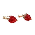 thumbnail image 4 of Pendientes de frambuesa Joyas creativas para aniversario Cumpleaños Día de San Valentín, 4 of 8