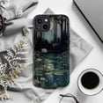 thumbnail image 6 of Mystical Nighttime Water Lily Phone Case, Enchanted Forest with Glowing Moon and Fireflies, Durable Protective Cover for iPhone 16 15 14 13 12 11 Pro Max Mini, 6 of 6
