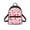 Watercolor Red Hearts Pattern, variant on Eheartsgir Blue Dachshund Print Travel Daypack Zipper Small Backpack for Hiking Shopping, Polyester Versatile Mini Backpack