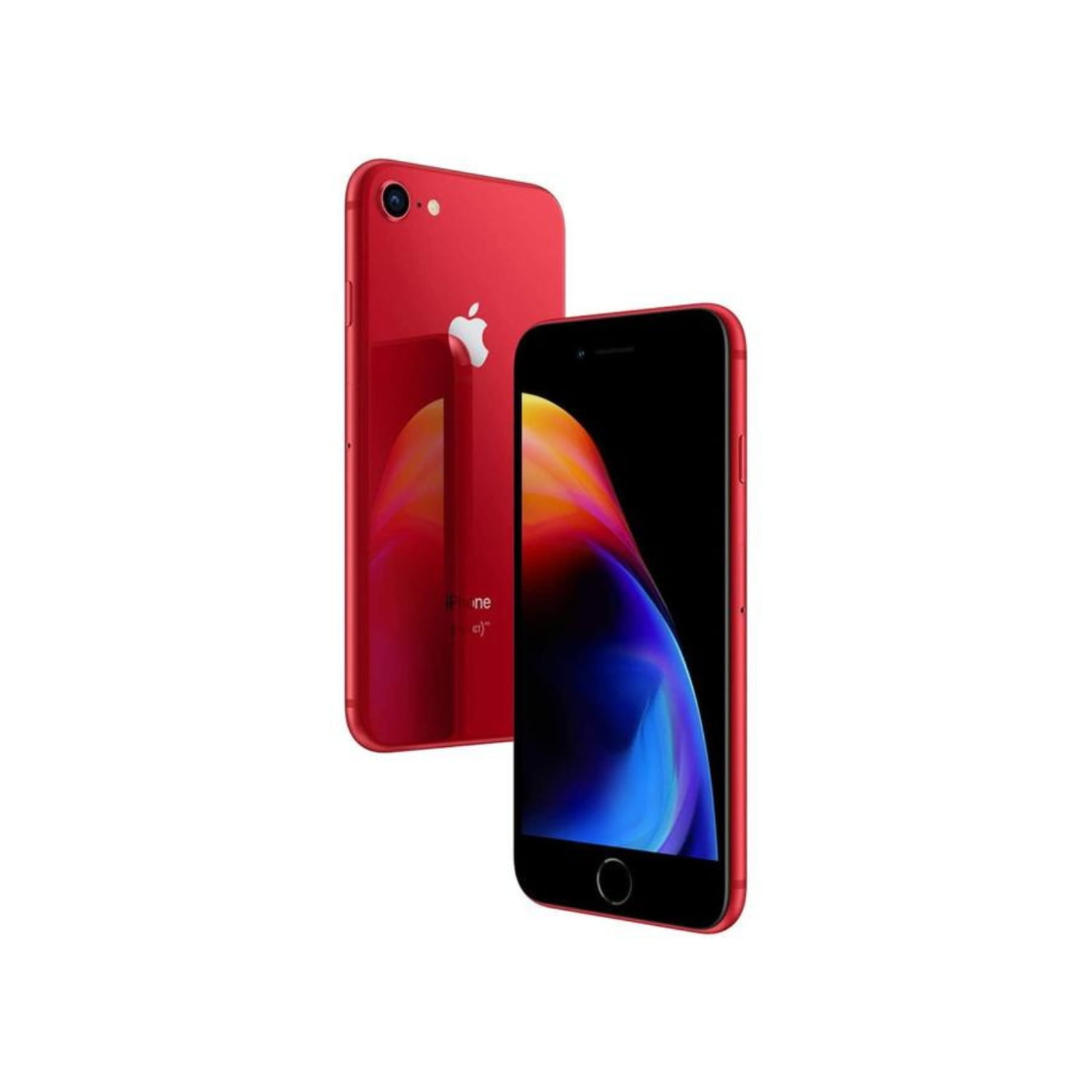 Pre-Owned Apple iPhone 8 (Unlocked) 256GB Red (A1863) Bundle with Wireless Earbuds & Tempered Glass