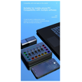 thumbnail image 3 of 48V Sound Card Audio Mixer Rechargeable Audio Interface RGB Mixer with XLR Microphone Interface for Podcasting/Recording, 3 of 10